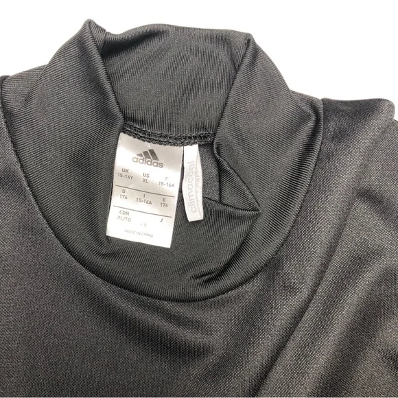 Adidas Boy’s Mock Neck Long Sleeve Climacool Shirt - Picture 7 of 9